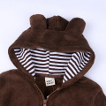 Autumn Fleece Baby Hoodie Cute Animal Hooded Jacket For Boys Girls Infant Kids Outfit