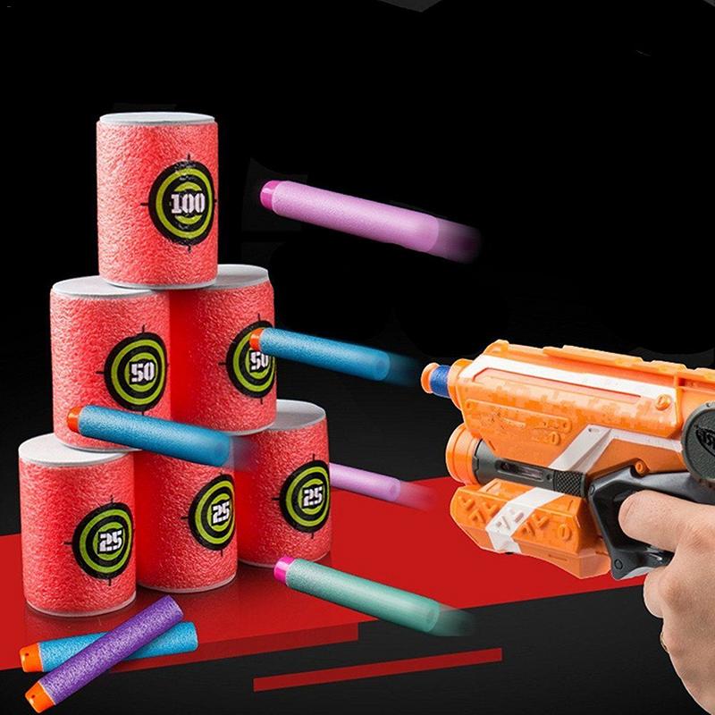 12Pcs /set Foam EVA Soft Bullet Dart Shoot Target Toy For NERF N-strike Blasters Toy Gun Accessories