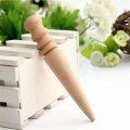 1PS Leather Tools Leathercraft Edge Trimmer Polishing Tool Milling Leather Multi-Size Round Wood Stick