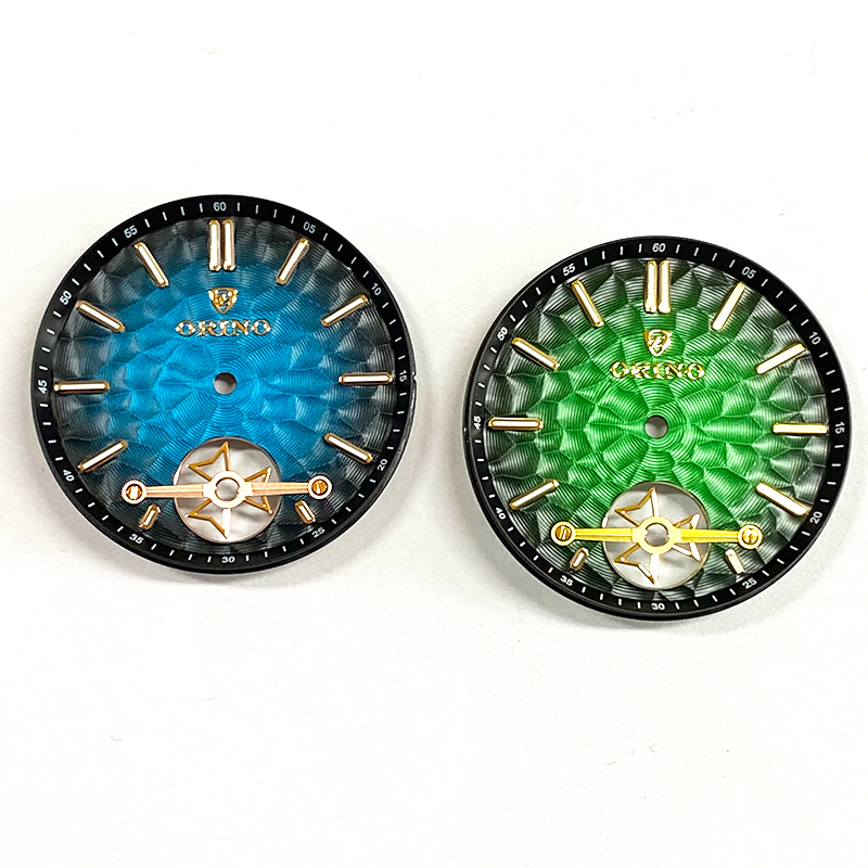Business man's watch dial 