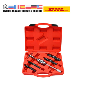 5PCS Car Blind Hole Slide Hammer Inner Bearing Puller Internal Bearing Remover Extractor Puller 10-32MM 13/32