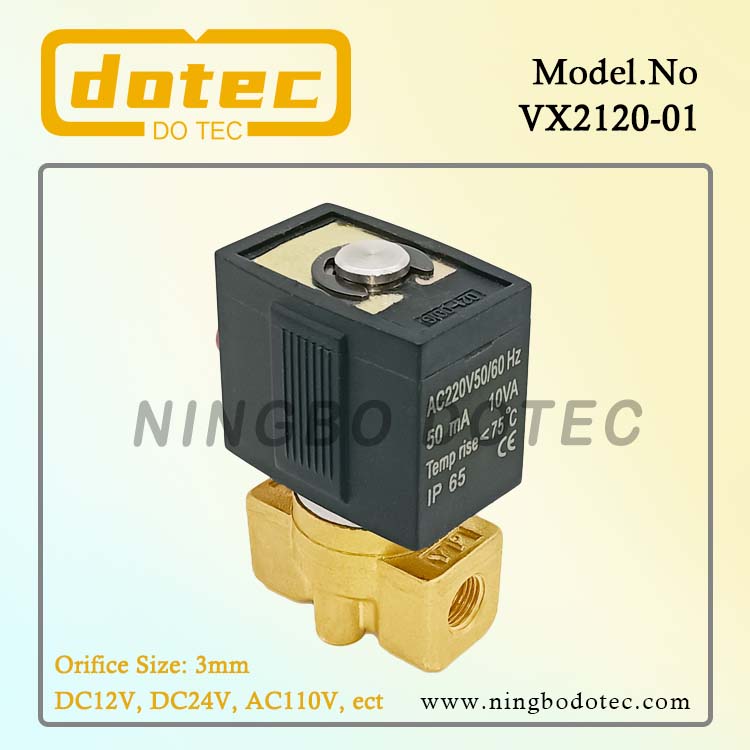 VX2120-01 1/8'' SMC Type 2-Way Brass Solenoid Valve