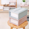 Shoes box Household Plastic Transparent Stackable Drawer Storage Box Container Organizer