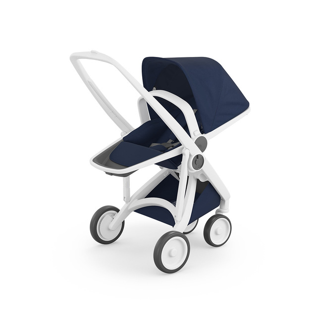 Baby newborn High landscape baby stroller light seat reclining four-wheeled folding stroller