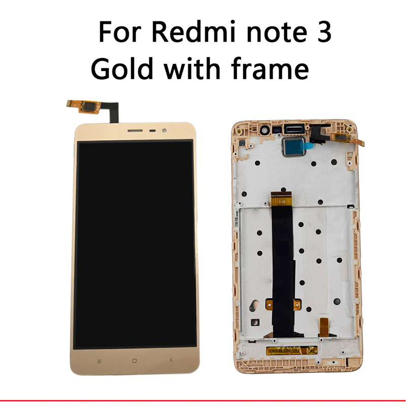 For 5.5″ Xiaomi Redmi note 3 display in Mobile Phone LCDs +Frame pantalla note 3 LCD Assembly Parts screen