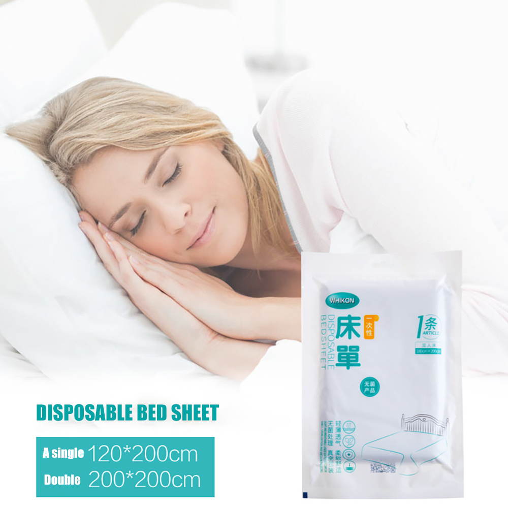 Disposable Bed Sheet Travel Bed Sheet Anti-Dirty Waterproof Oil-Proof Bed Sheets Portable Travel Non-Woven Bedsheet