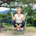 Hammock Hanging Rope Chair Swing Chair Seat with 2 Pillows for Garden Use Lazy Chair Travel Outdoor Swing Chair Bed Hammocks