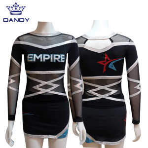 Custom royal blue Cheer Costume