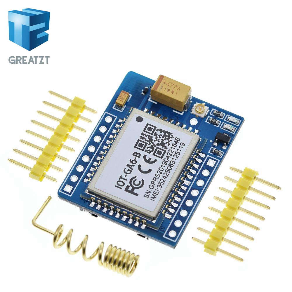 GREATZT Mini A6 GA6 GPRS GSM Kit Wireless Extension Module Board Antenna Tested Worldwide Store for SIM800L