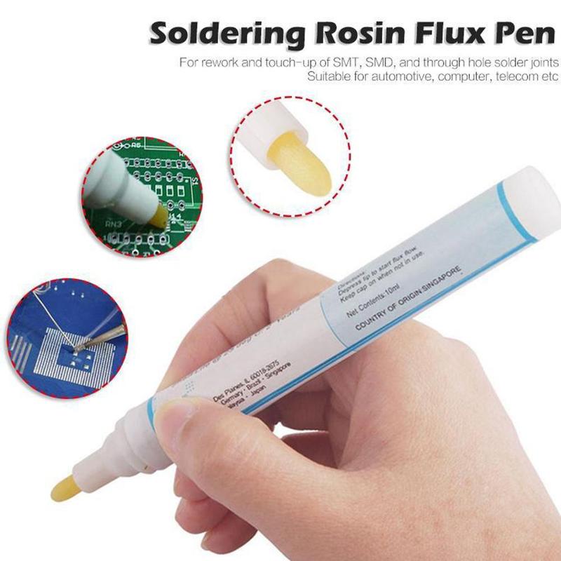 1 pcs New 951 Soldering Flux Pen Low-solids Kester 951 Low-Solids No Clean Welding Pen For Solar Cell & Fpc/pcb 10ml Capacity