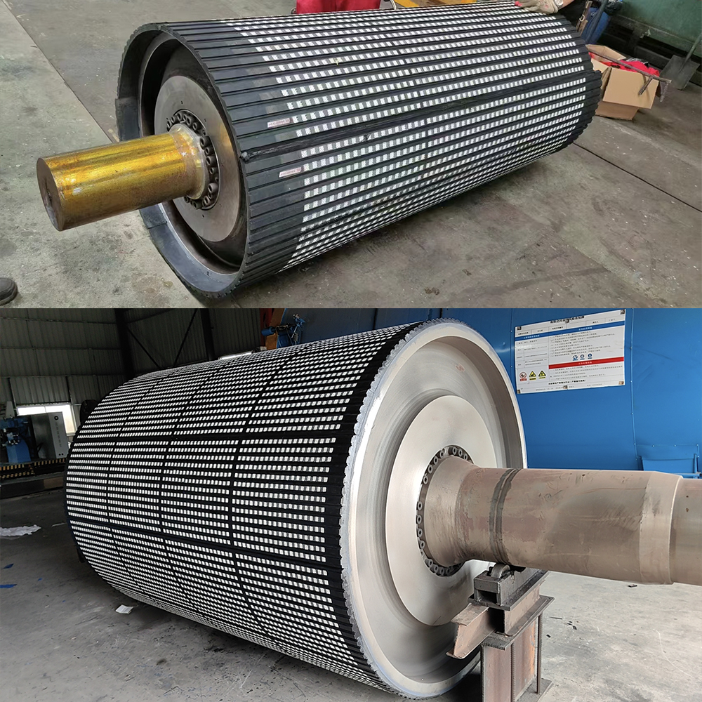 Ceramic rubber plates for belt conveyor