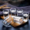 White Wine Glass Household Glass Wine Glass Set 6 Wine Glasses Small One Cup 2 Two Spirits Shot Glasses