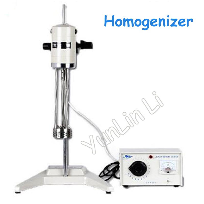 Solid /Liquid /Powder Homogenizer 220V Cosmetics Emulsifying Mixer High Speed Shearing Machine JRJ300-I