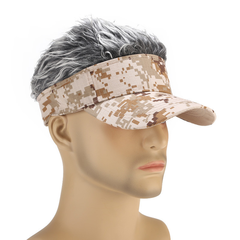 2021 Casquette Baseball cap Men Women Wig Camouflage Color Baseball Cap Hip Hop Versatile Sun Hat Cap Visor gorras шапка