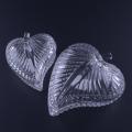 Hand Pressed Leaf Shaped Glass Jewelry Box