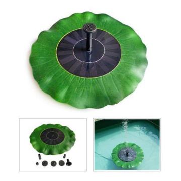 1.4W Lotus-Shaped Fountain Pump Solar Power 7V Waterproof Solar Water Pump for Yard and Garden Bird Fountain Powered Water