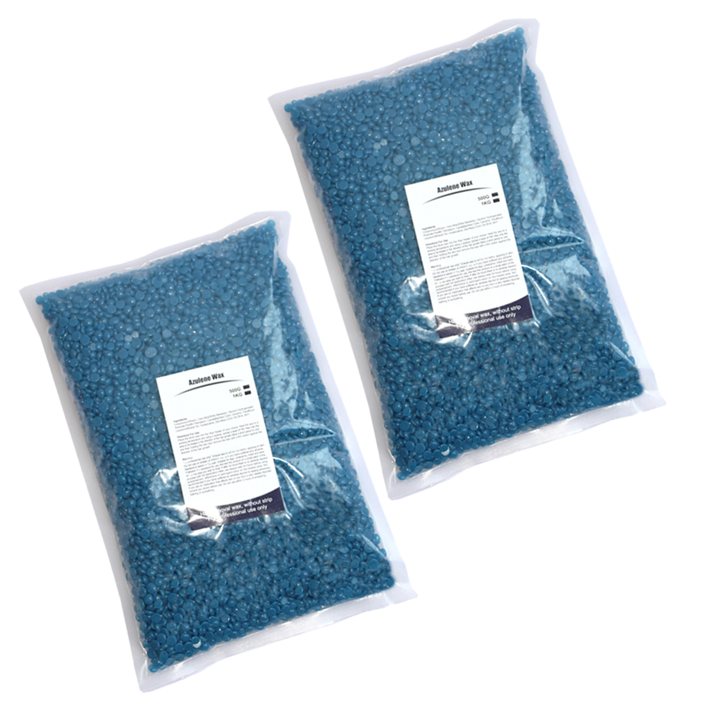 2Bag Chamomile No Strip Depilatory Hot Film Pearl Hard Wax Bean Hair Removal