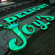 Custom Outdoor LED Signs Plastic Metal Channel Letters
