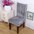 plush fabric chair cover velvet cloth thick keep warm dust-proof slipcovers for dining room wedding office banquet chairs