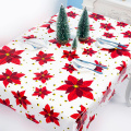 1pcs 110x180cm PVC Disposable Christmas Tree Santa Claus Printed Tablecloth Table Cover Dinner Decoration Home New Year Supply