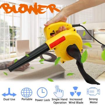 Electric Air Blower Vacuum Cleaner 2 in 1 Handheld Leaf Grass Computer Dust Collector Home Garden Cleaning Power Tool 220V