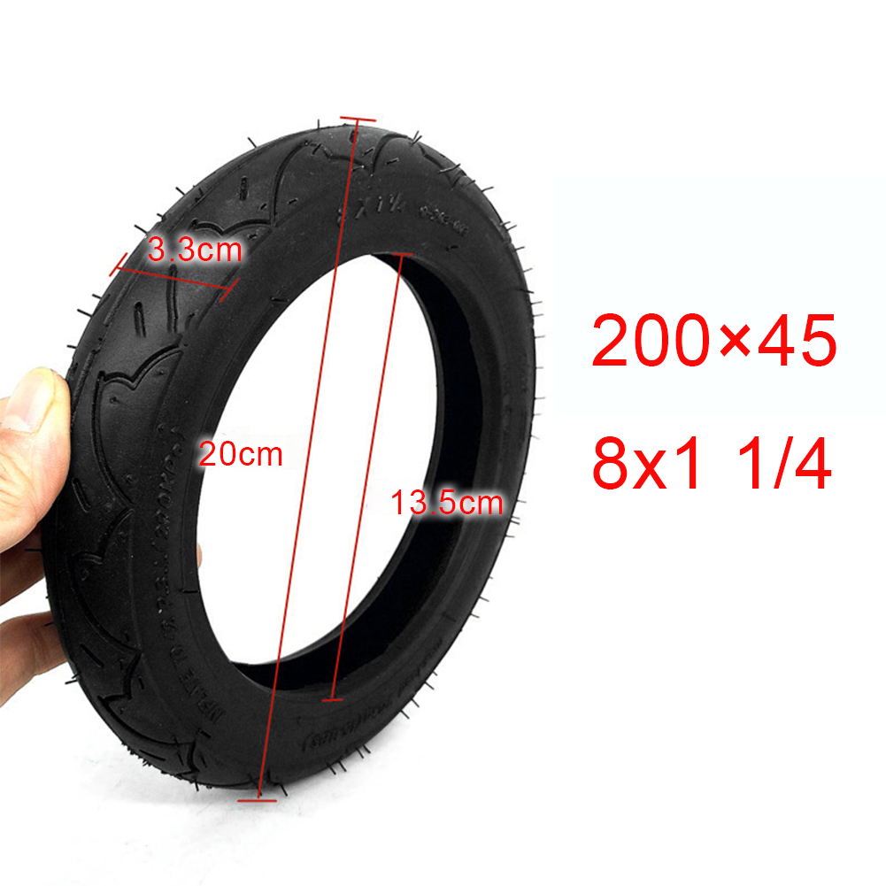 8 inch Wheel Scooter solid tyres 200x50 wheels electric wheel hub non-pneumatic tires for Electric Scooter