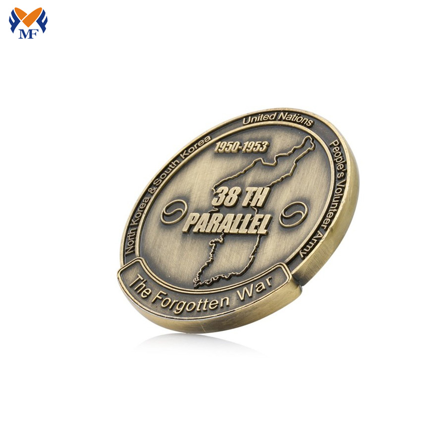 Metal Map Coin