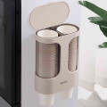 Water Dispenser Cup Holder Disposable Cup Holder Automatic Cup Storage Rack Cups Container Holder Pull Type Dispenser Shelf