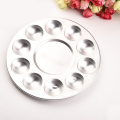 10-hole aluminium circular palette watercolor palette Artistic Supplies Painting companion 1pcs