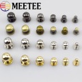 100pcs Round Head Screw Studs Metal Buckles Button Nail Rivet Wallet Belt Fastner Clasp DIY Leather Craft Bag Accessories