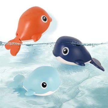 Single Sale Cute Bath Toys New Animal Turtle Dolphin Baby Shower Baby Swim Play Toy Swimming Pool Accessories Baby Play In Water