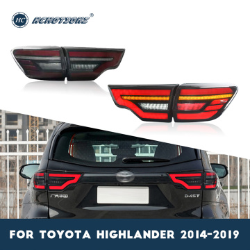 HCMOTIONZ LED Tail Lights For Toyota Highlander 2014-2019