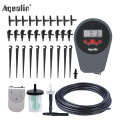 Automatic LCD Display Drip Irrigation Set Garden Flower Water Timer Watering Kit with Built-in High Quality Membrane Pump #22078