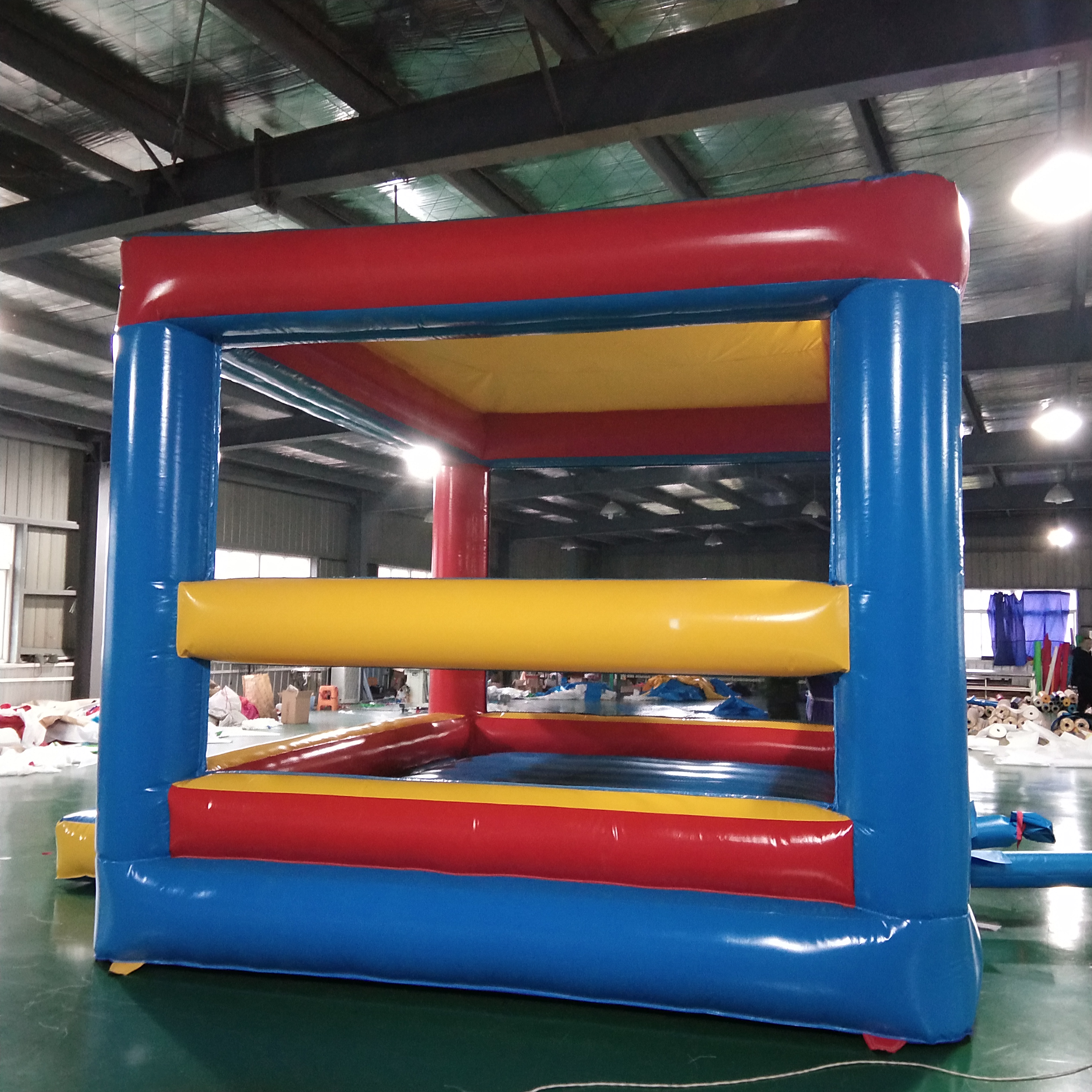 Outdoor Indoor Inflatable Bounce Trampoline Boxing Ring Game for Party and Celebration