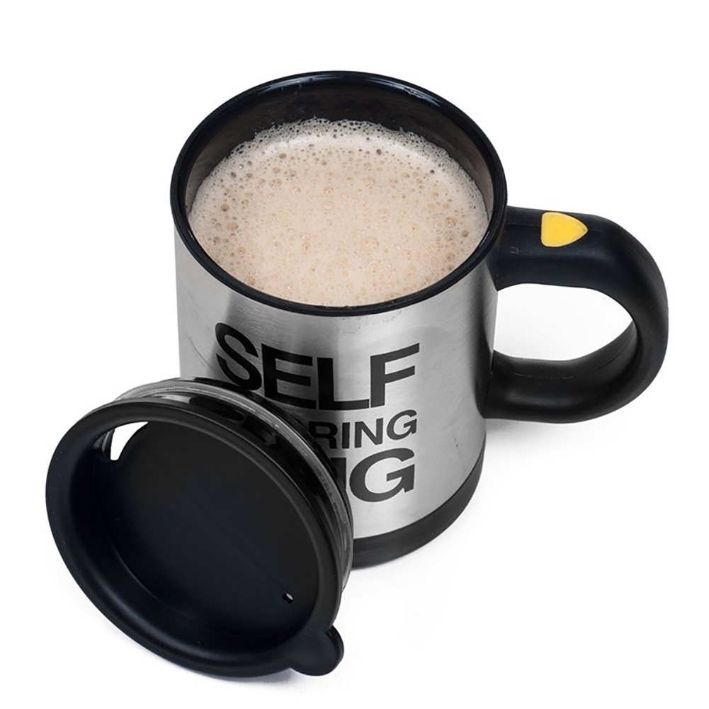 400ml Stainless Steel Lazy Automatic Self Stirring Mug Coffee Milk Mixing Cup Drinkware Kitchen Dining gadgets