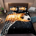 Dropshipping 3D Football Bedding Set Printing Pillowcase Quilt Cover Soccert Duvet Covers Sets Home Textiles Queen King Size