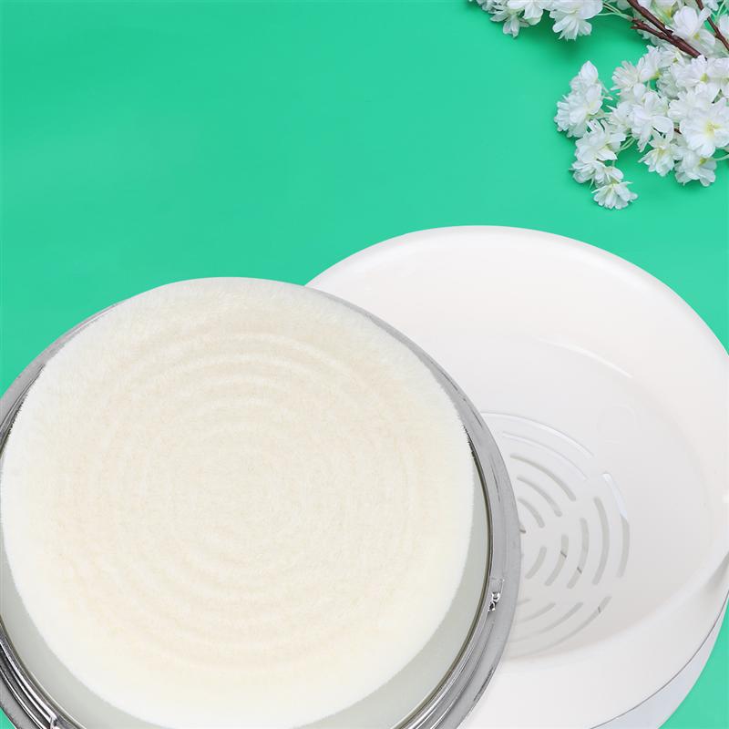 Empty Loose Powder Box Powdery Cake Box Makeup Jar Cosmetic Powder Case for Travel Trip Portable Reusable Makeup Container