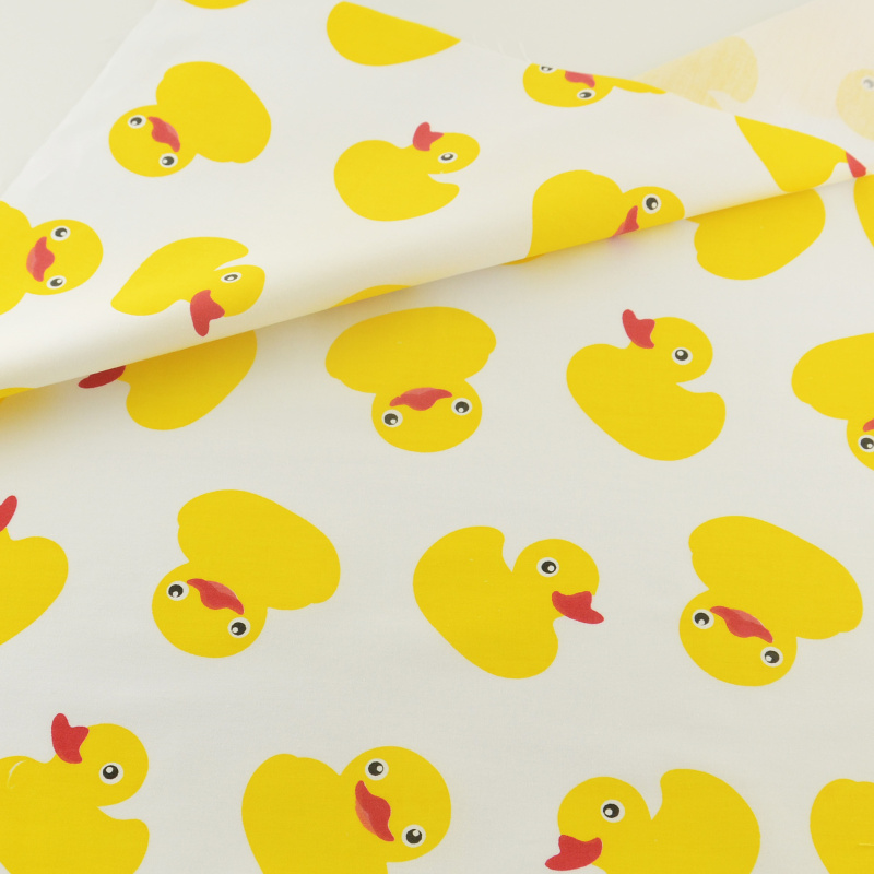 Quilting Patchwork 100% Cotton White Fabric Sewing Little Duck Designs Tecido Bedding Twill Cloth Home Textile Scrapbooking CM