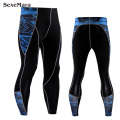 2018 SexeMara Brand Running Tights Men Sports Leggings Sportswear Long Trousers Yoga Pants Winter Fitness Compression Gym Slim