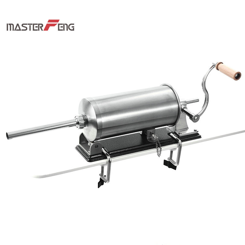 6 LBS/ 3KG Homemade Sausage Stuffer Stainless Steel Sausage Filling Machine Sausage Syringe Meat Filler Sausage Maker