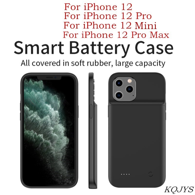 6800mAh Power Bank Phone Battery Charger Cases For iPhone 12 Pro Max 12 Pro Battery Case Charging Power Case For iPhone 12 Mini