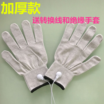 BIO Skin Face Lifting & Electricity magic Therapeutic apparatus beauty Gloves TENS EMS Massage gloves 2mm pin