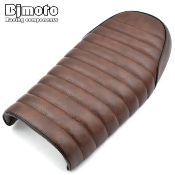 BJMOTO Motorcycle Hump Cafe Racer Vintage Motorcycle Seat Cover For Honda GN CB350 CB400 CB500 CB750 SR400 XJ XS