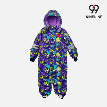 Trendy Kids Neon Graffiti Snowsuit