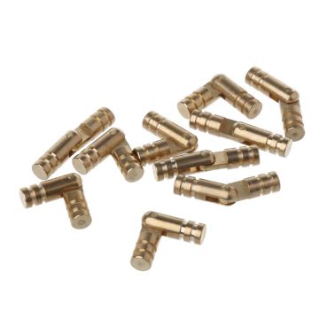 10PCS Gold Copper Brass Wine Jewelry Box Hidden Invisible Concealed Barrel Hinge Dropship