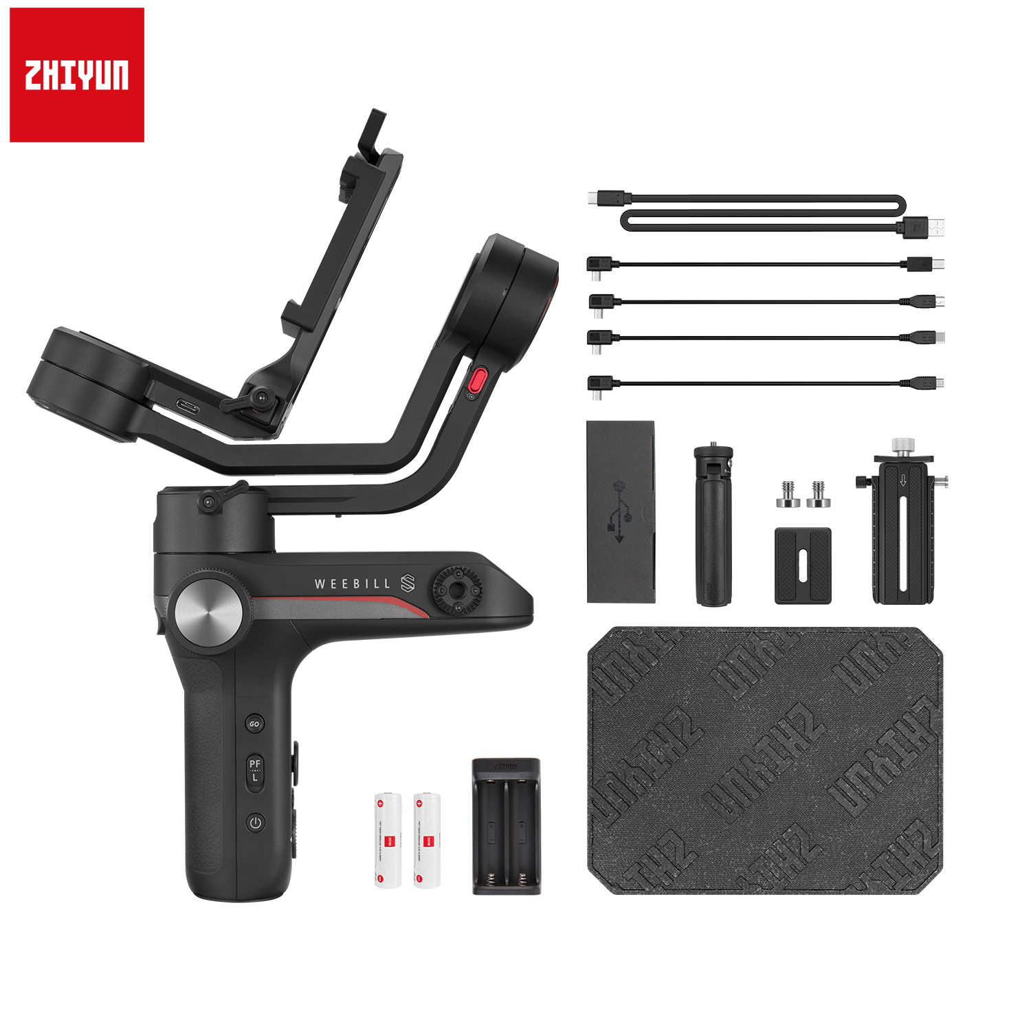Zhiyun Weebill S 3-Axis Handheld Gimbal Stabilizer OLED Display for Sony A3III A7M3 for Canon EOS R Z6 Z7 S1 Mirrorless Camera
