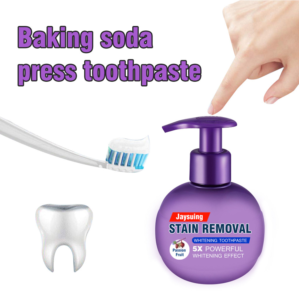 Stain Removal Whitening Toothpaste Fight Bleeding Gums Toothpaste Tooth Cleaning, Oral Care Whitening Press Type Tooth Paste 810