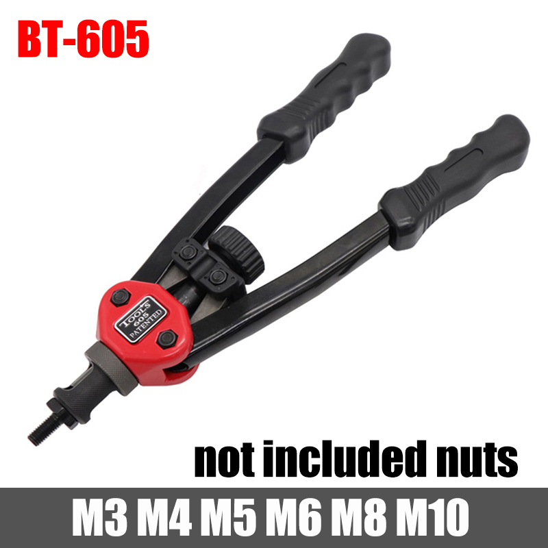 HIFESON High Quality Rivet Nut Tool Insert Manual Riveter Threaded Nut Riveting Rivnut Tool for Nuts M3 M4 M5 M6 M8 M10 M12