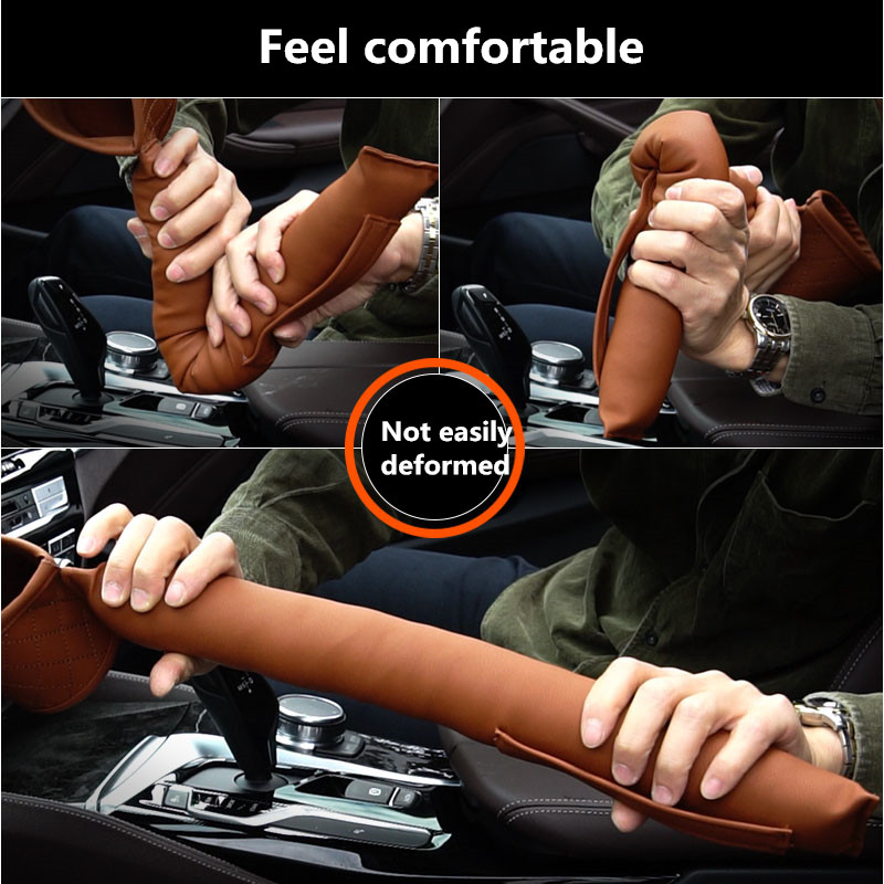 Leather Car Seat Gap Filler Pockets Multifuntion Auto Seats Leak Stop Pad Soft Padding Phone Cards Holder Storage Organizers