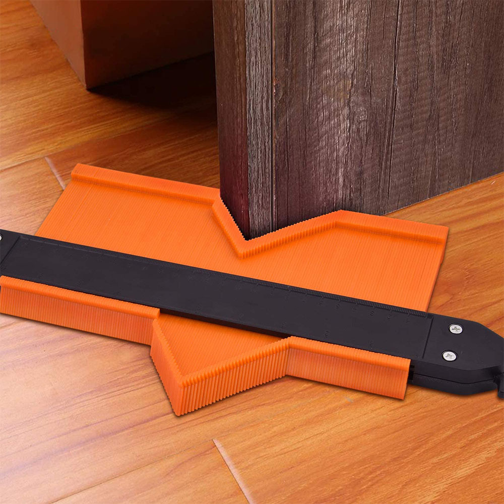 5/10 Inch Contour Gauge Plastic Profile Copy Measuring Contour Gauge Tiling Laminate Tiles Edge Shaping Measure Ruler